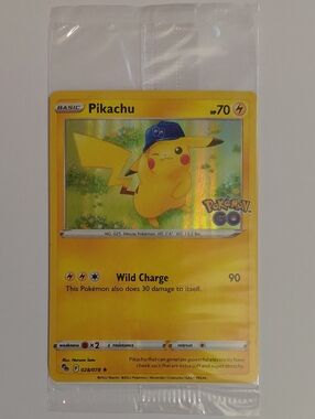 Pokemon GO Pikachu SEALED Promo Card